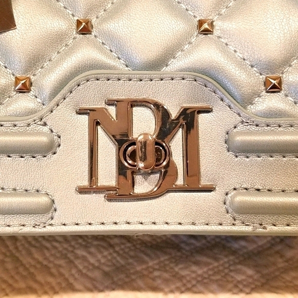 LAST ONE!-NWT Badgley Mischka Quilted Blue Crossbody - Picture 9 of 12